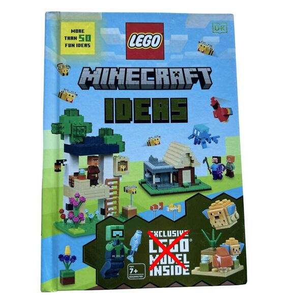2 Minecraft Books Lot: LEGO Minecraft Ideas & Diary of a Minecraft Zombie Book 1 - Picture 2 of 8